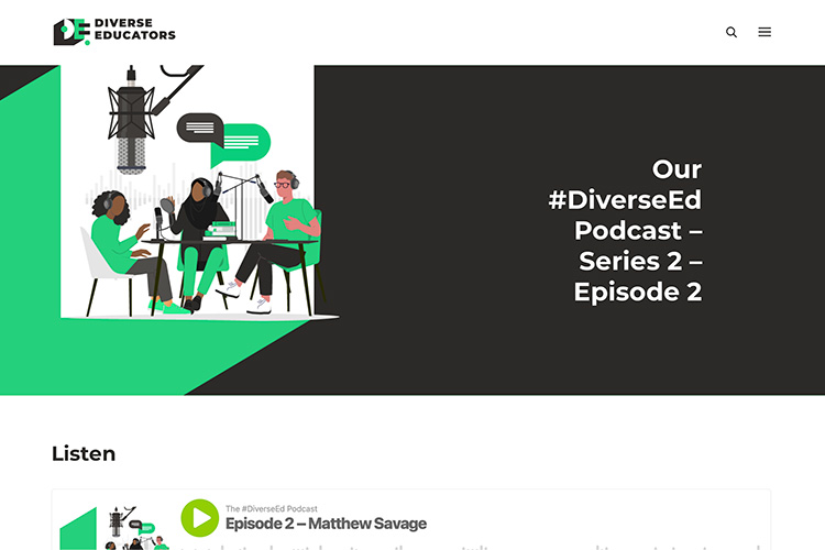 Diverse Ed Podcast Series 2 Episode 2 screenshot