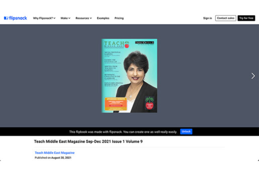 Measuring what really matters Teach Middle East magazine screenshot