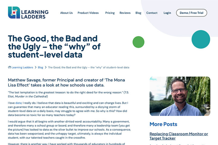 The Good the Bad and the Ugly Learning Ladders blog screenshot