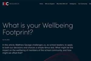 What is your wellbeing footprint