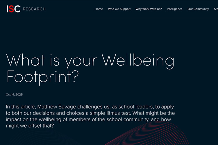 What is your wellbeing footprint