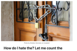 How do i hate the let me count the ways