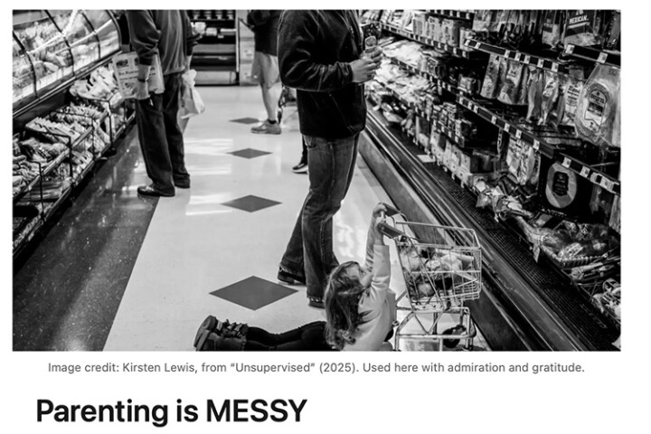 Parenting is messy